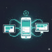 mobile first responsive design illustrazione per il concetto di mobile first