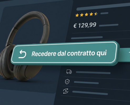 Dal 19 giugno 2026 ogni e-commerce B2C deve avere un pulsante di recesso conforme al D.Lgs. 209/2025. Cosa cambia, a chi si applica e cosa rischia chi non si adegua.